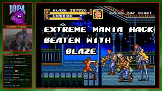 Streets of Rage 2 Extreme Mania Hack Beaten with Blaze!