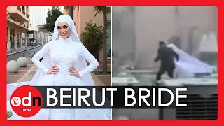 Beirut Explosion: Shocking Moment Bride Sent Flying by Shockwave During Wedding Photoshoot