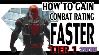 DCUO How to gain Combat Rating FASTER Tier 1