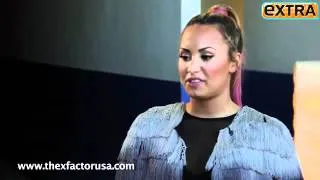 Britney Spears, Demi Lovato, Simon Cowell & L.A Reid - Interview - Extra