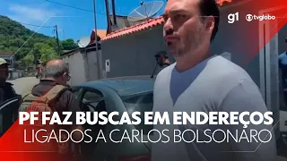 PF faz buscas em casas e endereços ligados ao vereador Carlos Bolsonaro #g1 #JN