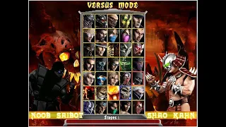 Mortal Combat Noob Saibot vs Shao Kahn Match 19 (Мортал Комбат Нуб Сайбот вс Шао Кан Матч 19)
