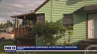 Neighbors not surprised after deadly shooting at Everett house | FOX 13 Seattle