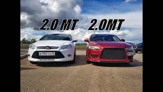 THE CATALYST SOLVES!!?? Focus 3 2.0 MT vs Lancer X 2.0 MT. RACE!!!