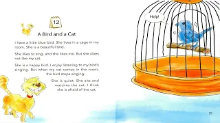 One story a day   Book 1 for January  story 12 A Bird and a Cat