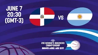 Dominican Republic vs Argentina - Group A - FIBA U16 Women's Americas Championship