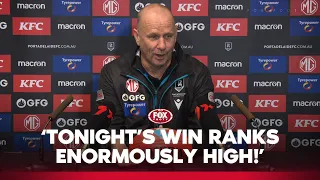 'We play a lot of soccer 🤣' Hinkley all praise for Darcie! | Power Press Conference | Fox Footy