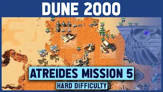 Dune 2000 - Atreides Mission 5 - Hard Difficulty - 1080p