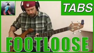 "Footloose" bass tabs cover, Kenny Loggins [PLAYALONG]