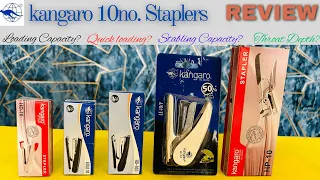 Kangaro Staplers Unboxing & Review | Which stapler is best for students |