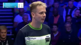 Матч всех времен: М.Шмырев (Rus) vs A.Baggaley (Eng) на ЧМ 2019 по  пинг-понгу