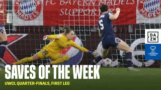 The Top Five Saves Of The 2021-2022 UEFA Women's Champions League Quarter-final First Legs