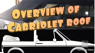 How to install a mk1 golf cabriolet roof