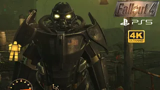 Enclave X-02 Power Armor Gameplay - Fallout 4 (4K 60FPS) PS5