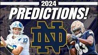 Notre Dame 2024 College Football Predictions! - Fighting Irish Full Preview