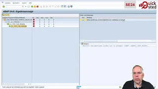 Quicksted - A13 ABAP-Objektorientierung (Testklassen + Testmethoden) Einrichten