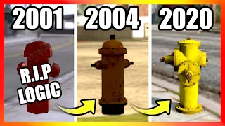 Evolution of FIRE HYDRANTS Logic | GTA Games (2001-2020)