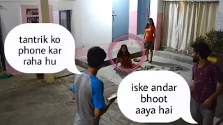 Bhoot aaya prank on family gone wrong | best reaction #ginnipandeypranks