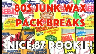 Breaking some 80's Baseball Junk Wax Packs