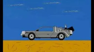 Back to the Future cartoon with sound effects
