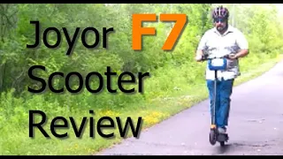 Joyor F7 Scooter unboxing and review