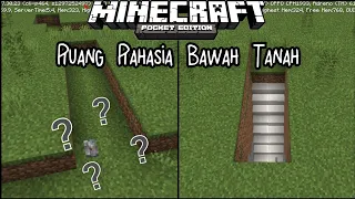 Cara Membuat Ruang Bawah Tanah Rahasia dengan Mudah - Minecraft PE