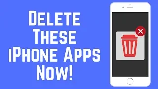 Delete These iPhone Apps Now! - Save Data / Storage / Battery