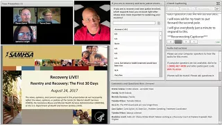 Reentry and Recovery – The First 30 Days (August 2017)