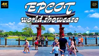 Epcot World Showcase Walking Tour | 2023 Food and Wine Festival [4K]