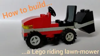 LEGO riding lawn-mower // Lego tutorial