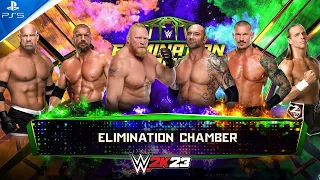 WWE 2K23 elimination chamber Full match #wwe2k23 #eliminationchamber  #wwe