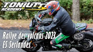 Julien Toniutti victoire spéciale Serlandes rallye des Volcans 2023 avec une Yamaha MT09