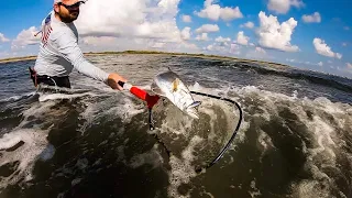 Grand Isle Surf Fishing for Big Speckled Trout & Redfish