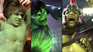 Evolution of HULK smashing & fighting | 1977-2019