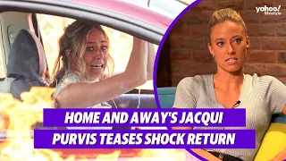 Home and Away's Jacqui Purvis teases shock return: 'Could die’ | Yahoo Australia