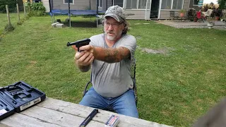 Shooting a 22cal mark 3 ruger pistol