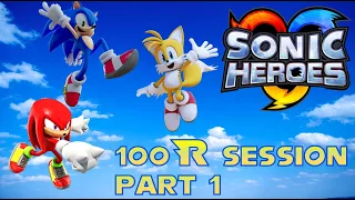 Sonic Heroes 100% Playthrough Part 1 (Team Sonic and Team Dark)