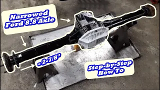 How to- Narrow / Shorten a Ford Explorer 8.8" Rear Axle - LS Swap S10 Project.