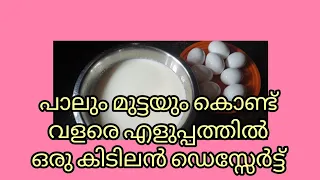 ഇത്ര എളുപ്പത്തിൽ ഒരു ഡെസ്സേർട്ട് 🍮അതും പൊളി ടേസ്റ്റിൽ 😋#2 ingredients dessert#elanvlogs