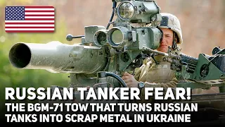 Tank Killer! The US BGM-71 TOW that Turns Russian Tanks into Scrap Metal in Ukraine