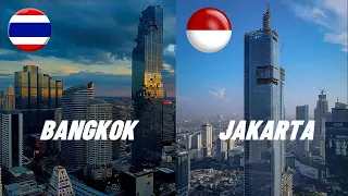 Bangkok Thailand 🇹🇭VS 🇮🇩Jakarta Indonesia #thailand #indonesia