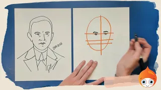 Learn to draw Calvin Coolidge