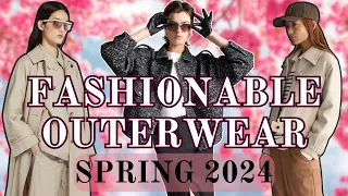 Coat and jacket trends Spring 2024 │Fashionable women's outerwear