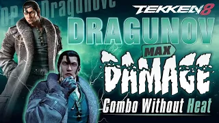 Dragunov combo that got viral on Twitter | Tekken 8 Dragunov max damage combo