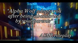 "Alpha Wolf adopts you after being abandoned by your parents" [ASMR roleplay]