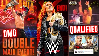 OMG! Roman Reigns DOUBLE MAIN EVENT At WrestleMania 41 🤯? Becky Lynch CONTRACT END | LA Knight | WWE