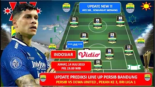 SEMANGAT MENANG SIB ! UPDATE ! PERSIB BANDUNG VS DEWA UNITED ~ Prediksi Best Line Up PERSIB BANDUNG