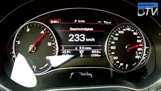 2013 Audi A6 3.0 TDI (204hp) multitronic - 0-230 km/h (1080p FULL HD)