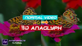 Convert Normal Video Into Amazing 3D Anaglyph (Red-Cyan)  in After Effects