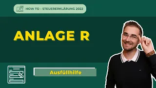 Anlage R ausfüllen | Steuererklärung 2022